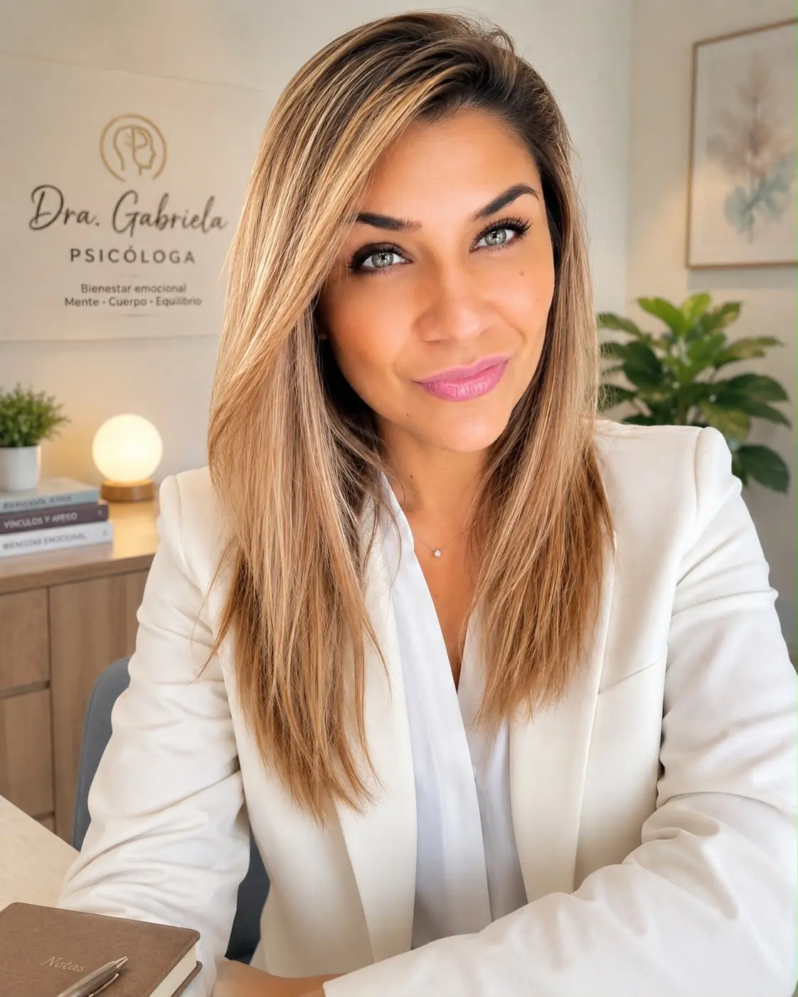 Dra. Mari Gabi Araya Cruz en su consulta